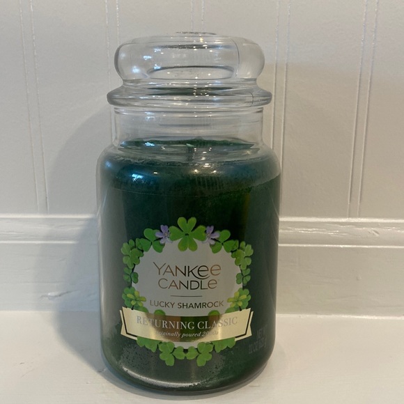 Yankee Candle ‘Lucky Shamrock’ ☘️ candle 🕯